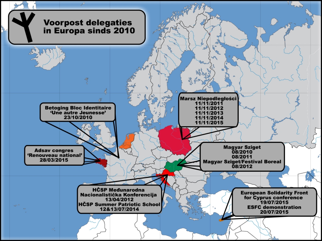 Voorpost European delegations since 2010